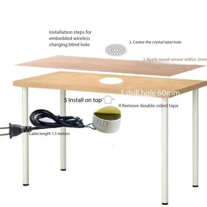 Custom wireless charging for Furniture-3
