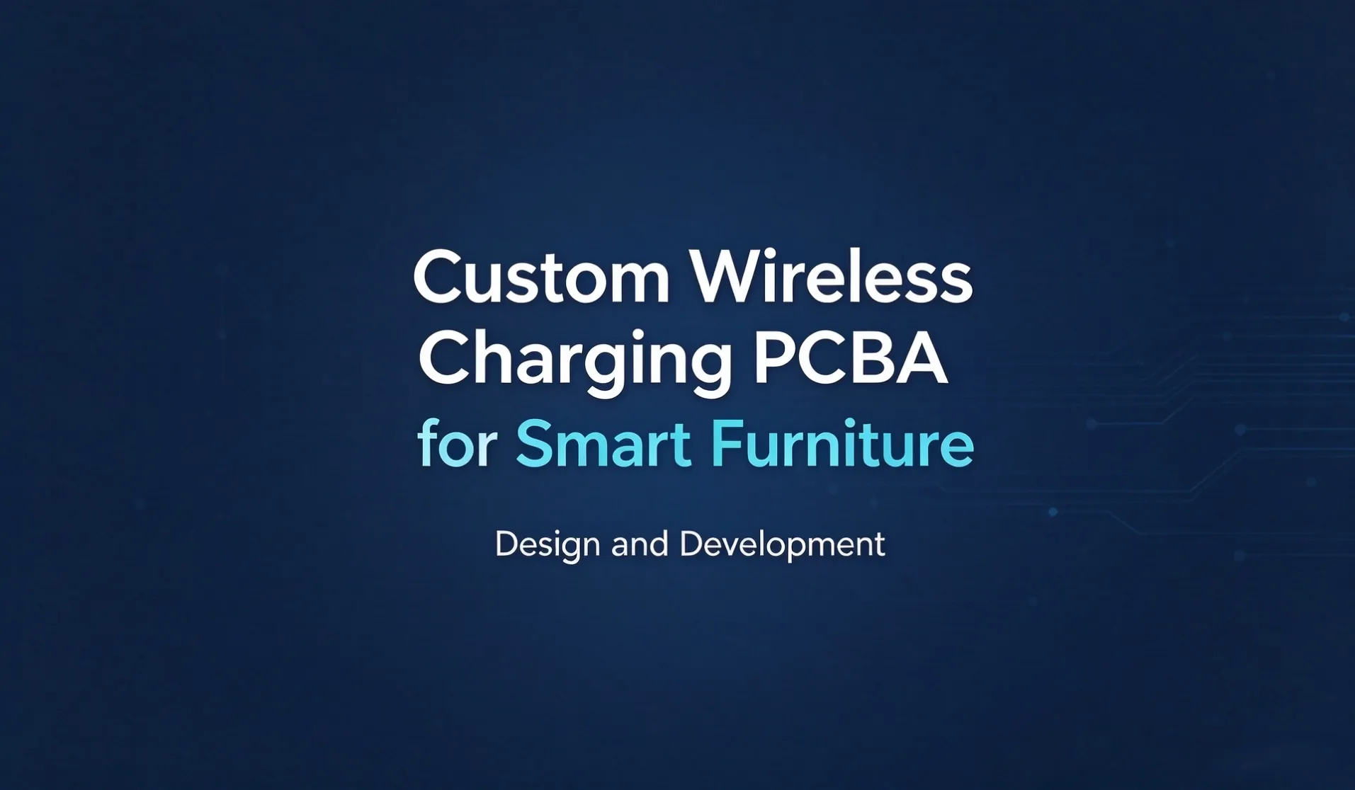 wireless charging PCBA for smart furniture