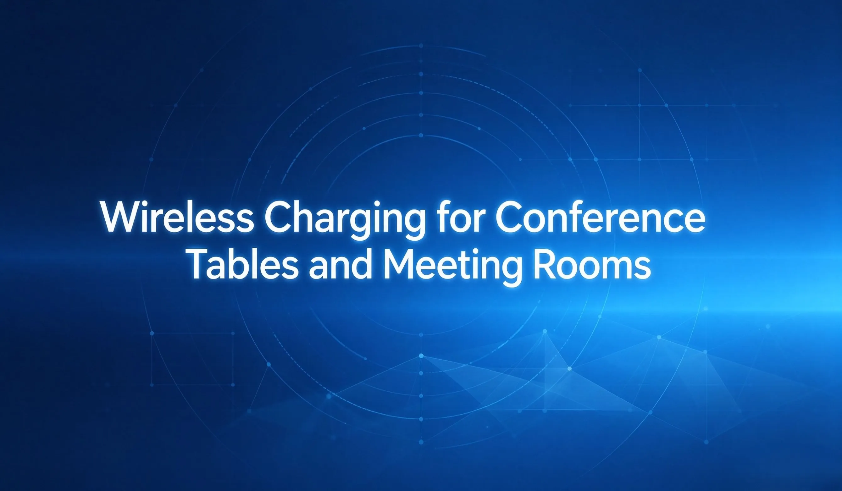 wireless charging for conference tables
