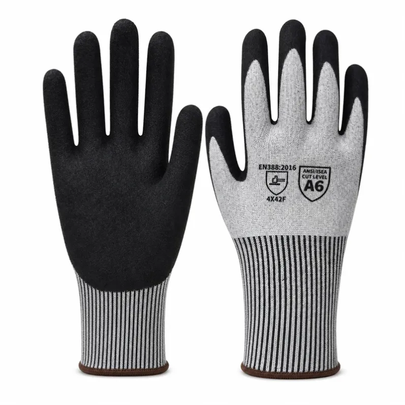 Pure white background, front and back view of gloves, centered composition, studio lighting, exact product geometry preserved.