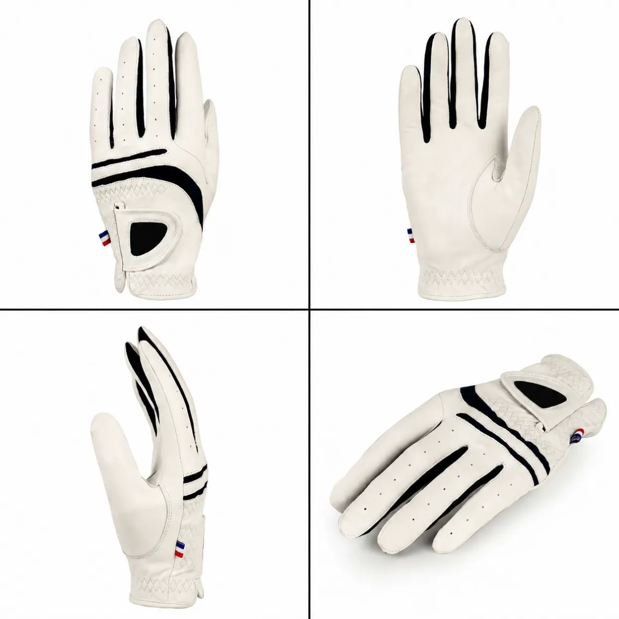 Premium Indonesian sheepskin golf glove white background product image