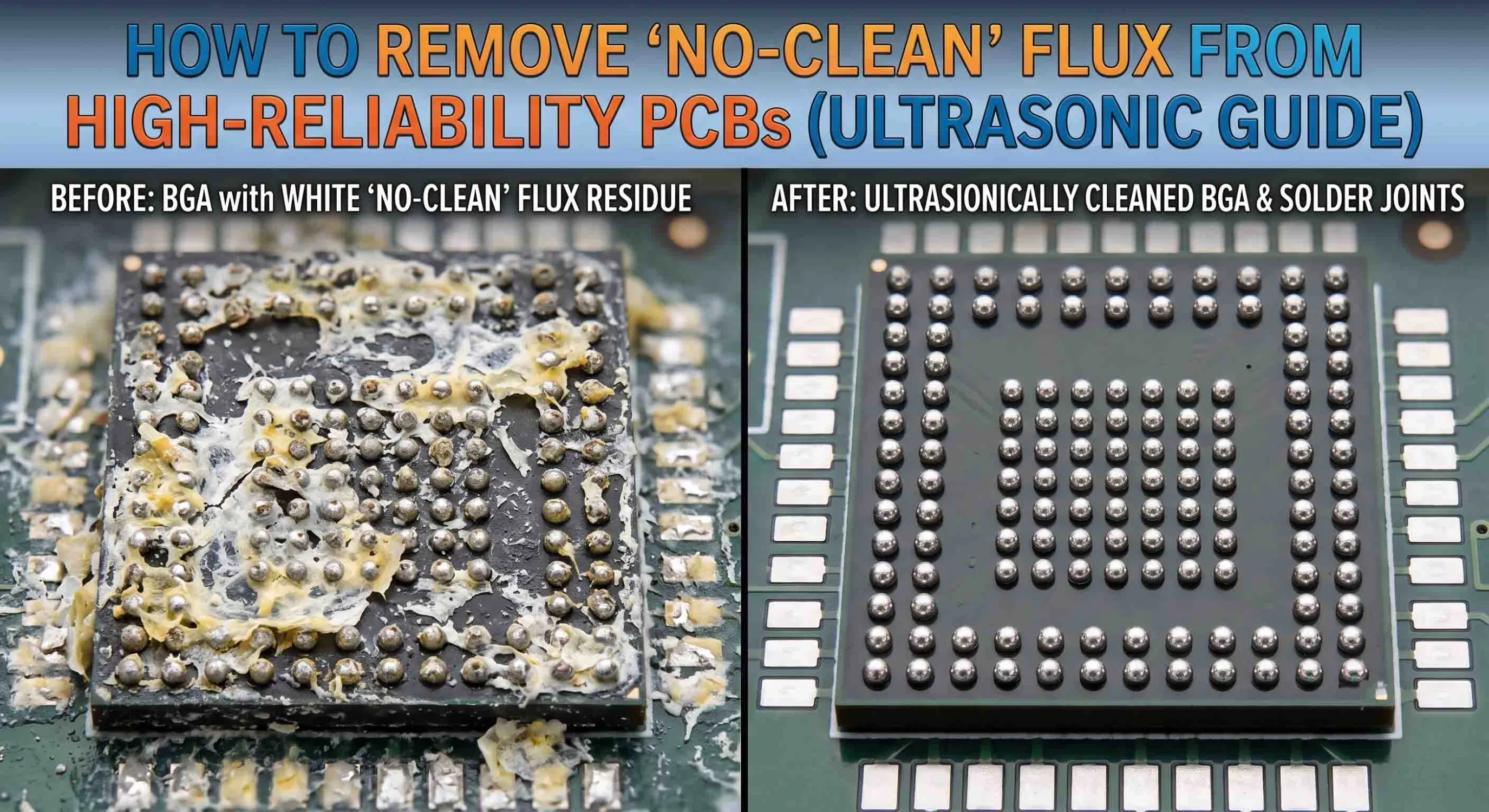 clean-no-clean-flux-pcb-white-residue