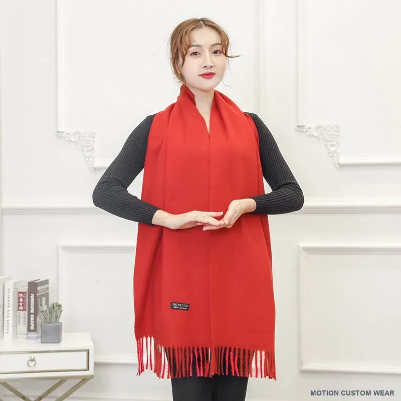 Custom branded scarf view color four