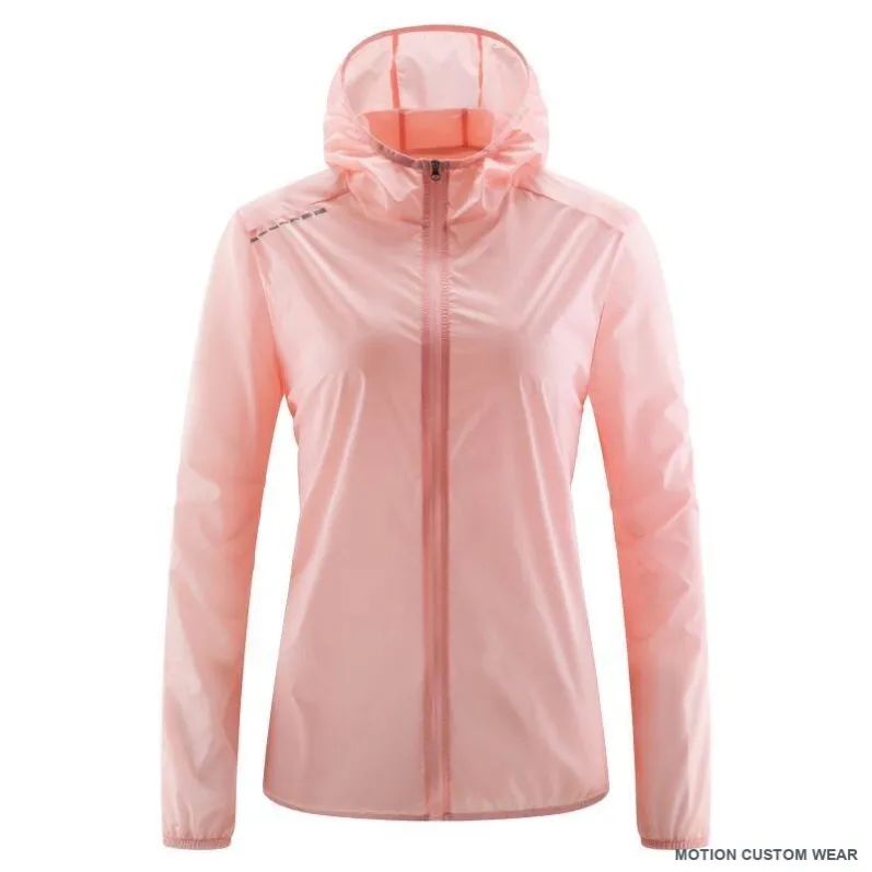 Custom hooded zip windbreaker in color four