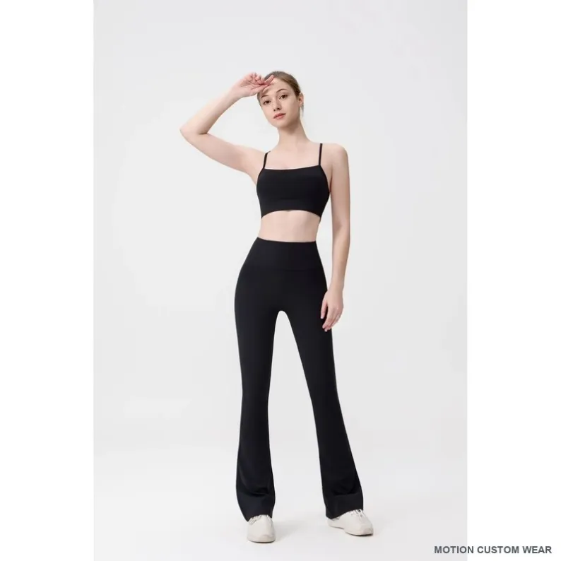 Custom flared-leg activewear set view seven