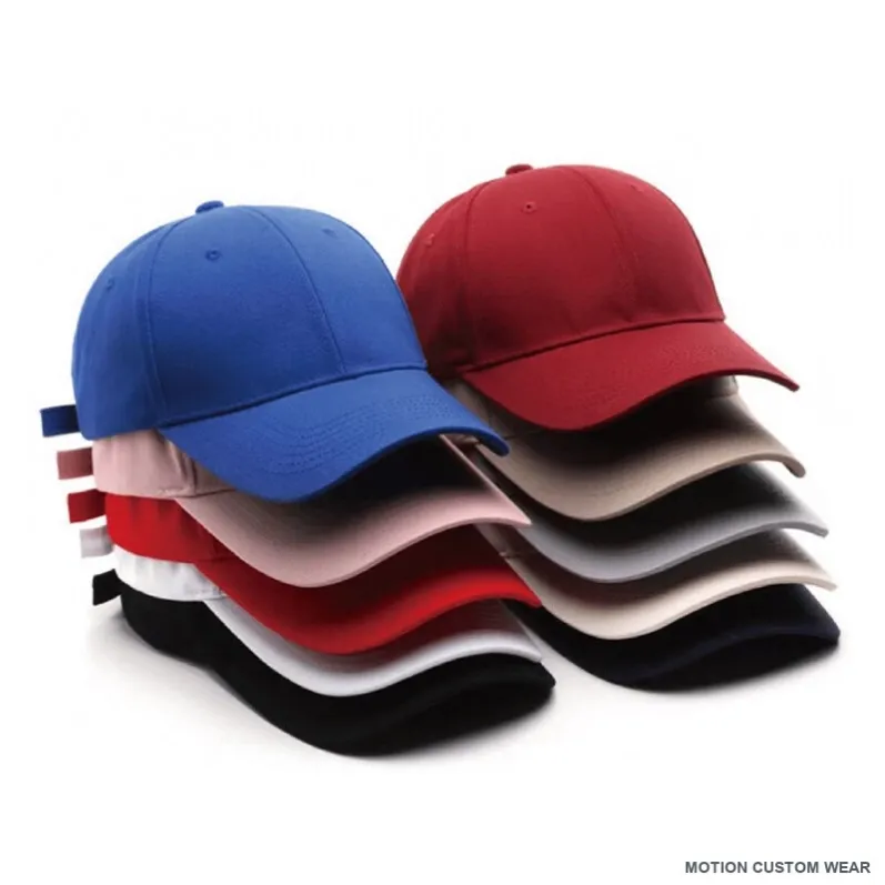 Custom structured cotton cap in six