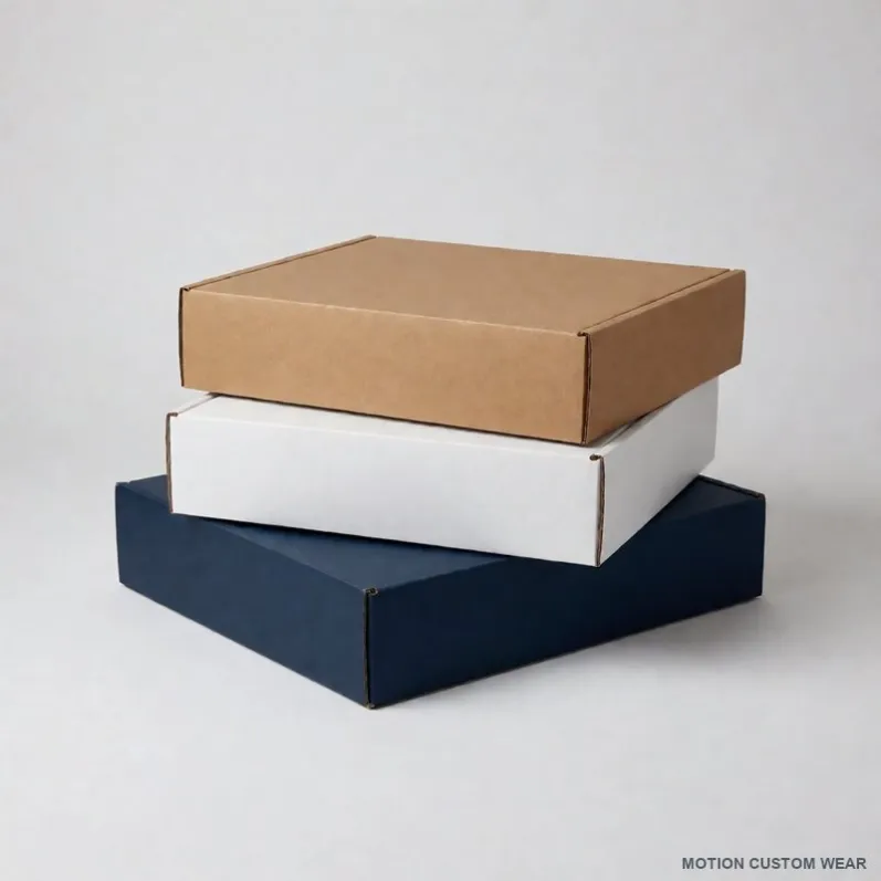Custom mailer box view color four