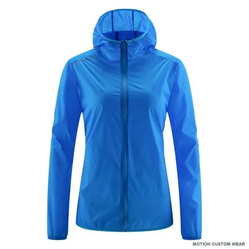 Custom hooded zip windbreaker in five