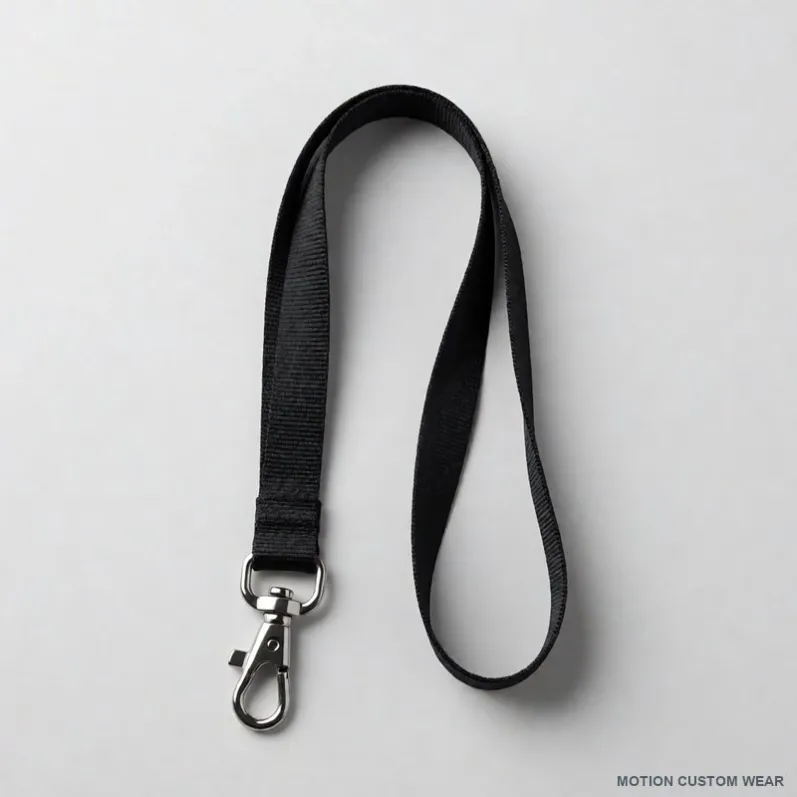 Custom woven lanyard view front
