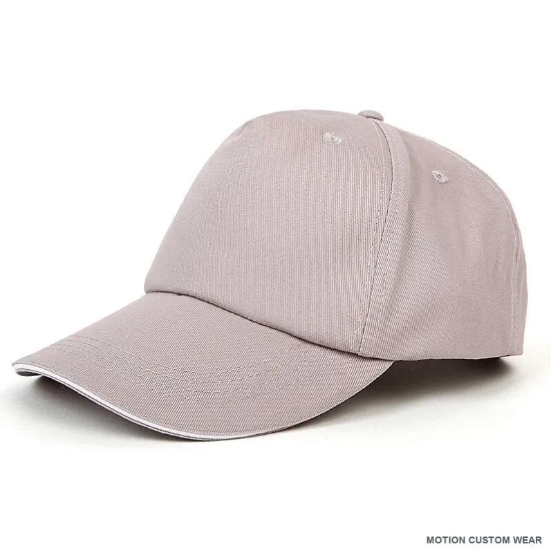 Custom cotton baseball cap in front