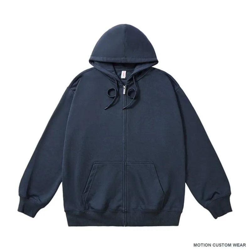Custom zip hoodie view color four