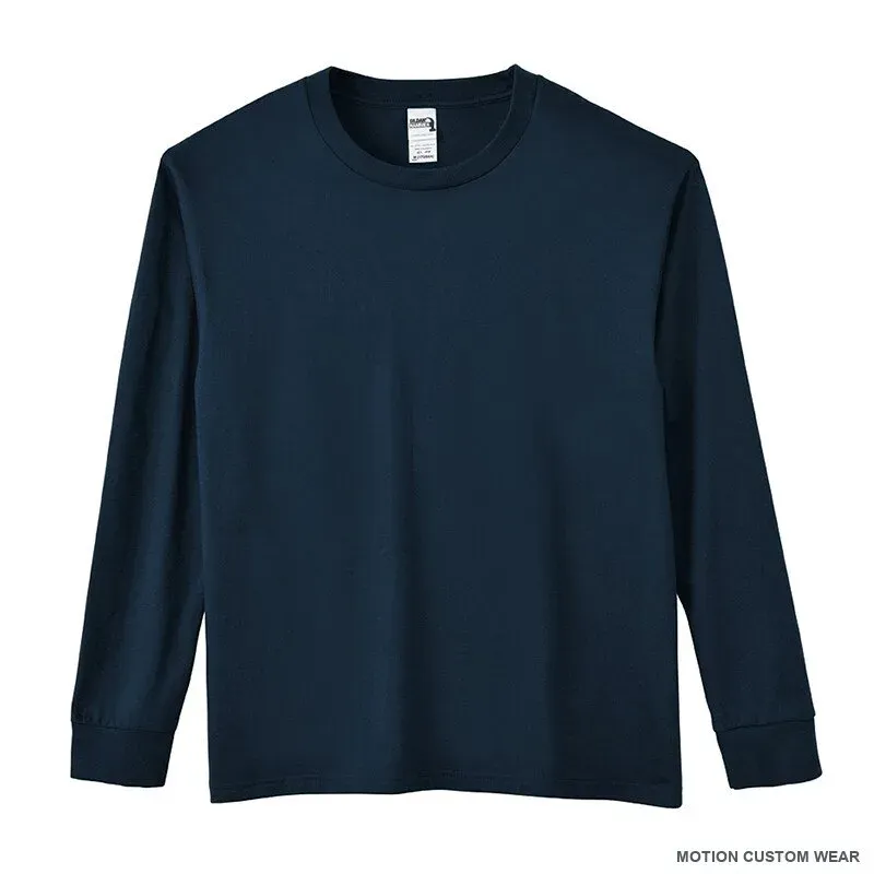 Custom 205 GSM long-sleeve t-shirt in color four