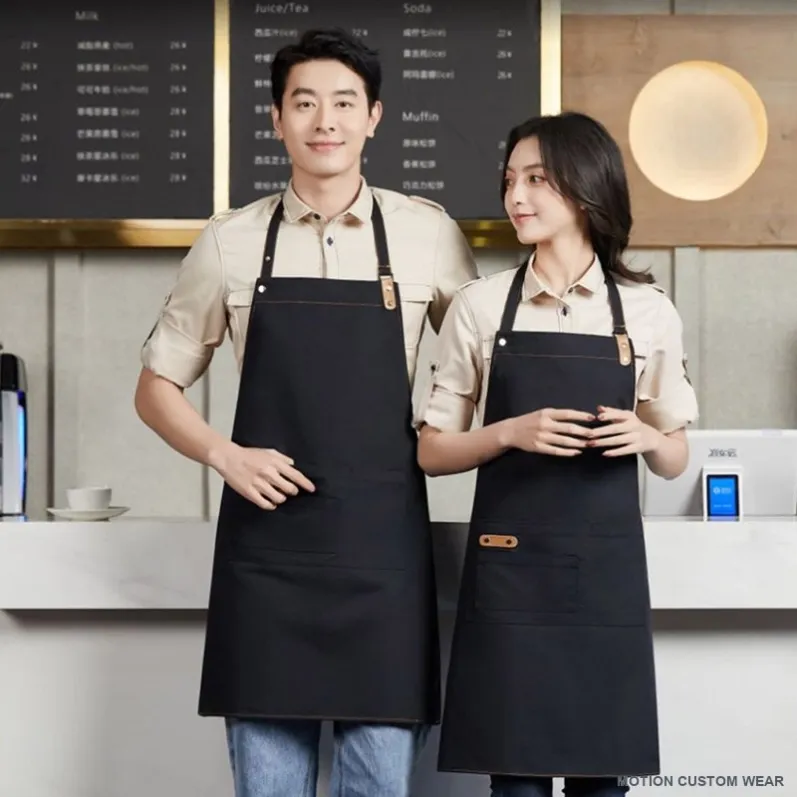 Custom canvas apron in five