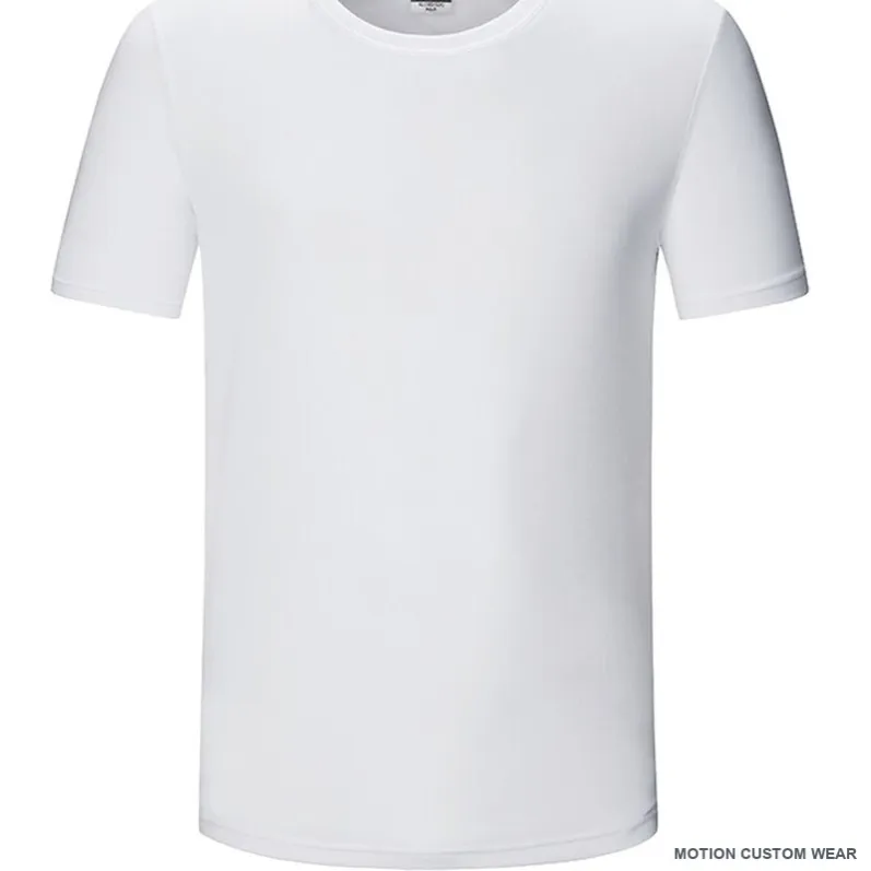 Custom quick-dry training t-shirt in angle