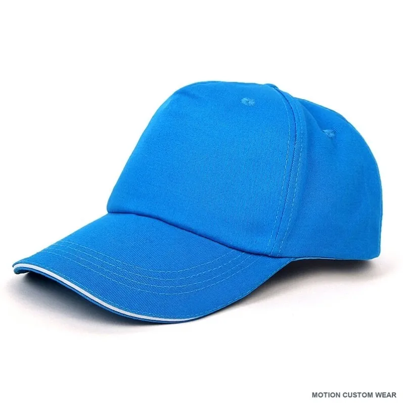 Custom cotton baseball cap in seven
