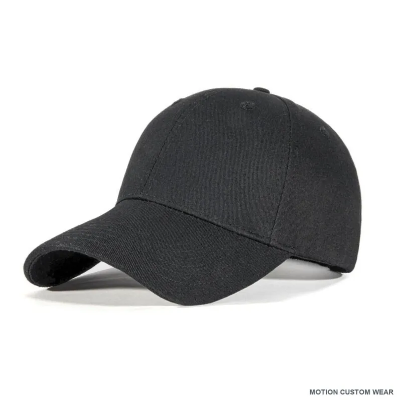 Custom premium cotton cap in detail