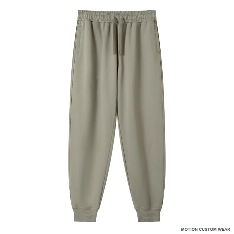 Custom fleece joggers in front