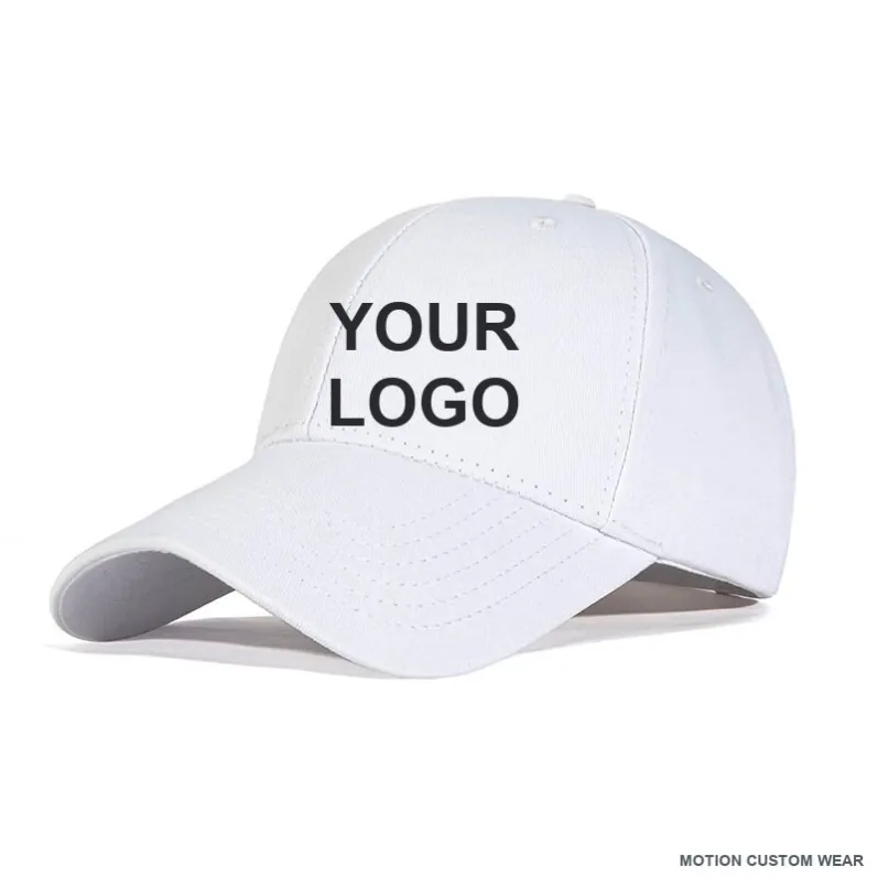 Custom premium cotton cap in front