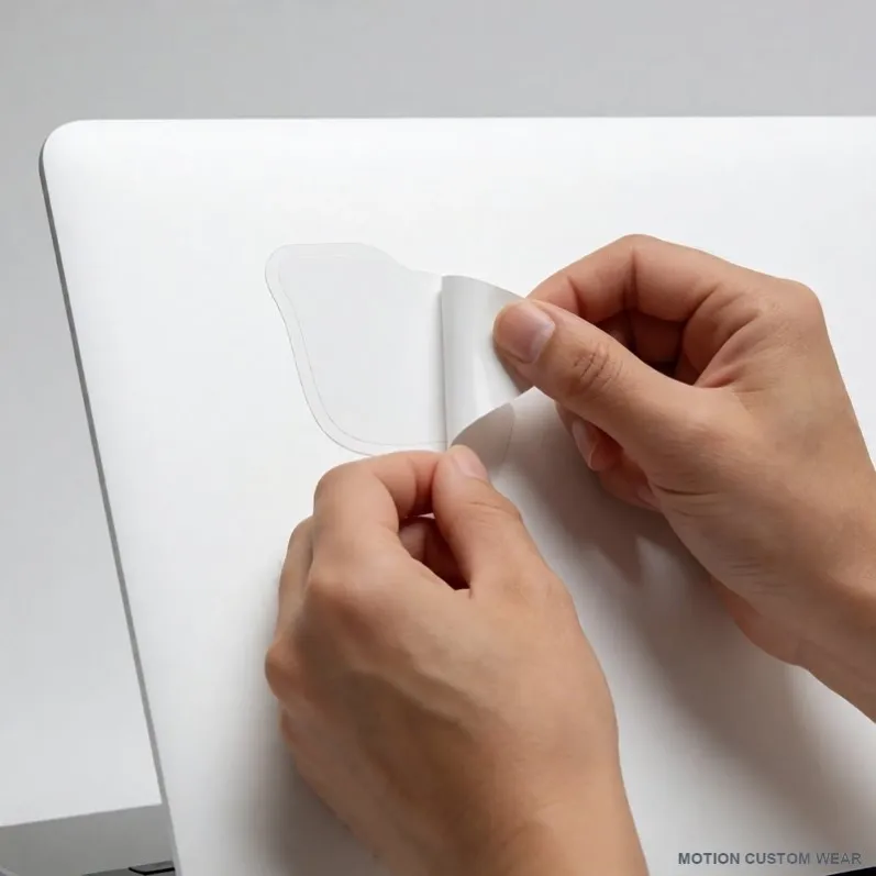 Custom die-cut vinyl sticker pack view detail
