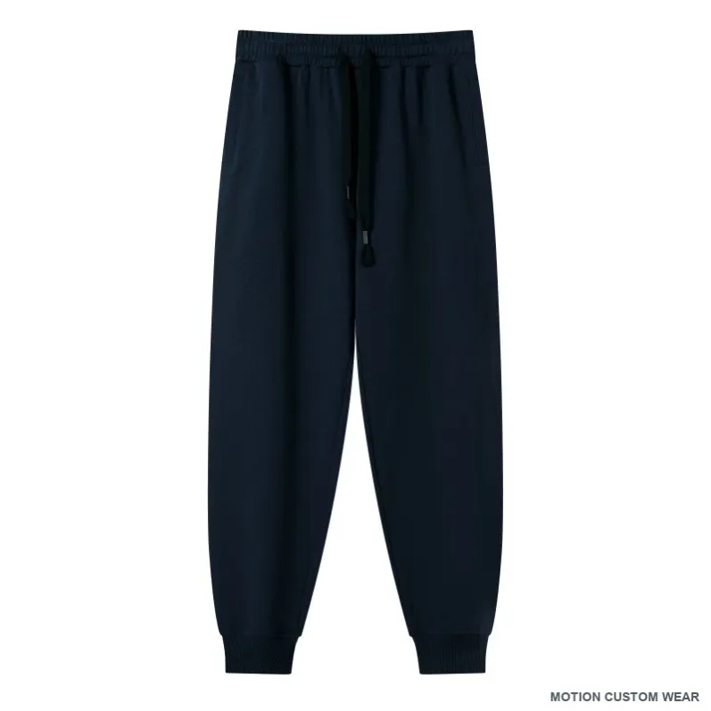 Custom fleece joggers in angle