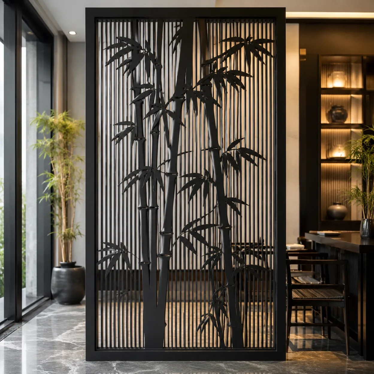 living-space-gold-metal-organic-floral-hollow-screen-room-divider-1