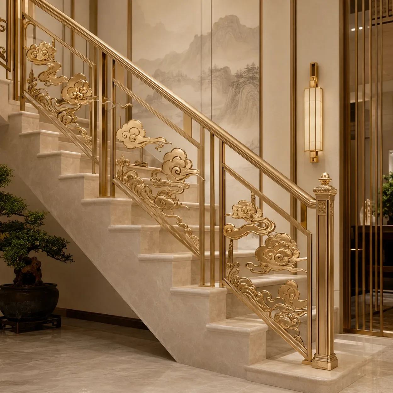 grand-mansion-dark-bronze-trellis-pattern-staircase-handrail