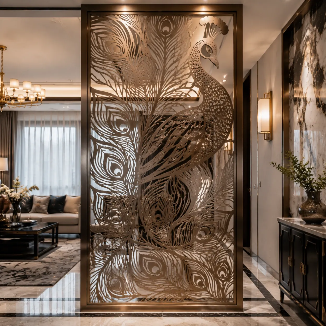luxury-living-room-polished-gold-brass-floral-laser-cut-hollow-screen-room-divider-3