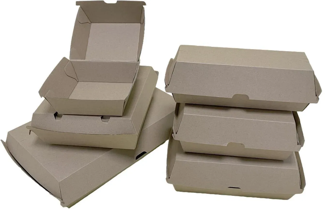 Corrugated burger boxes
