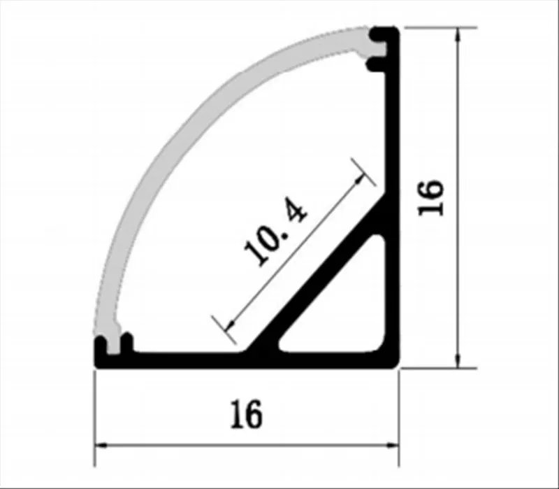 hst-mc1616-led-aluminum-profile-dimension-16x16mm