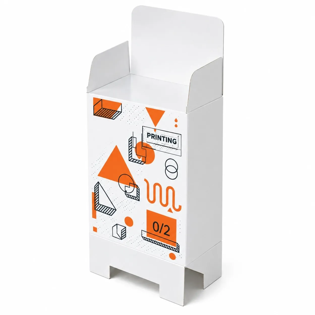 Custom tuck end boxes for retail product packaging