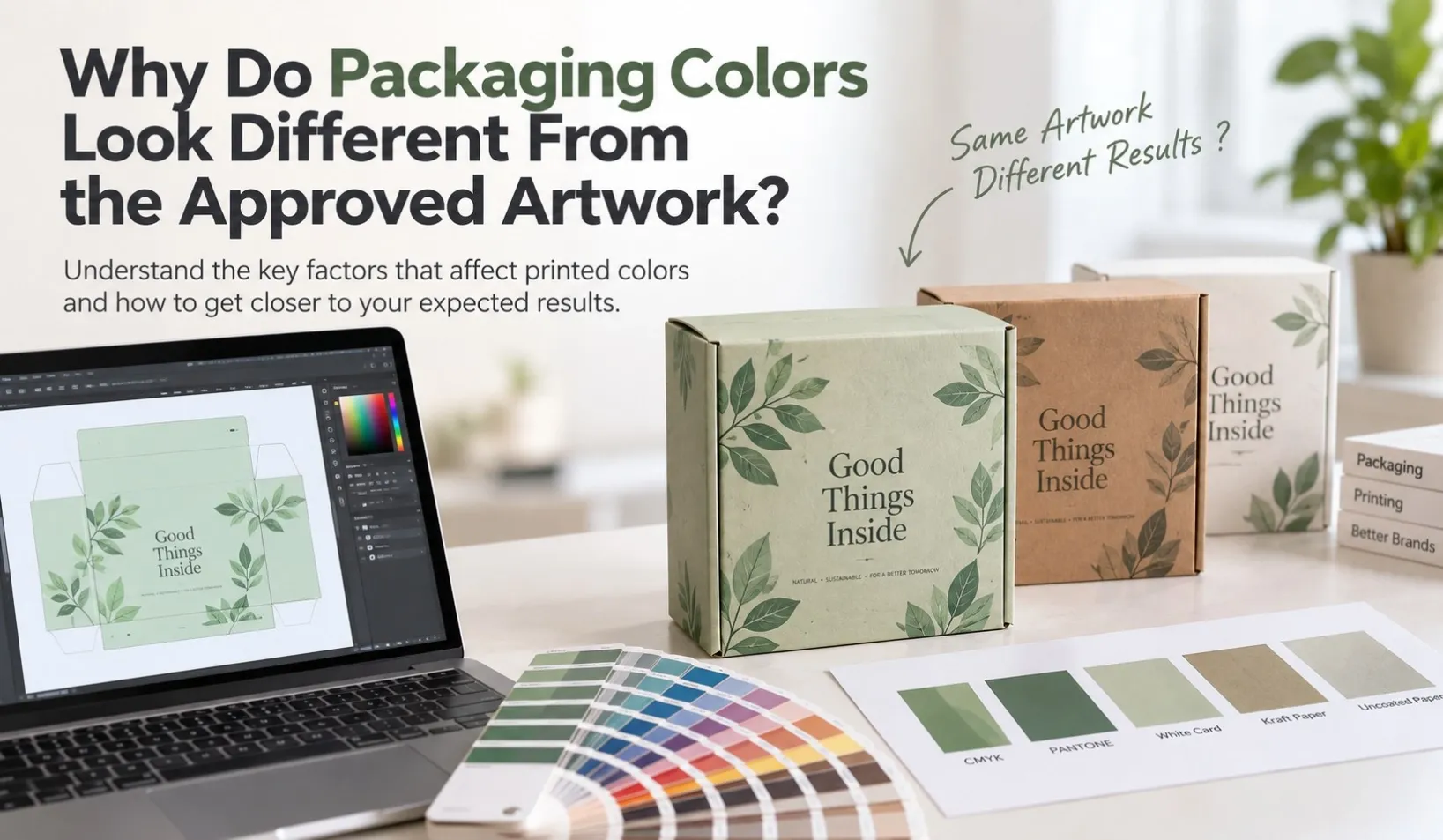 Packaging colors look different from approved artwork