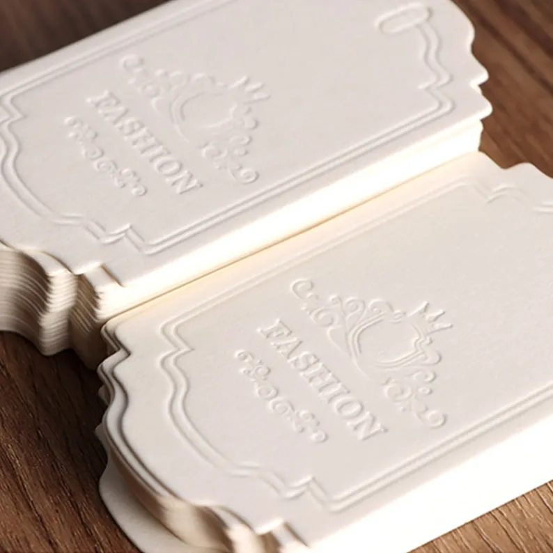 Debossed Clothing Hang Tags (1)