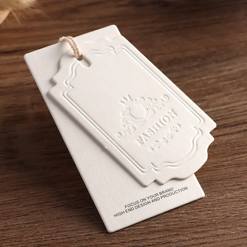 Debossed Clothing Hang Tags (11)