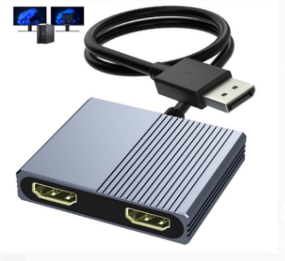 Mattzon MZTC2033 DP to dual HDMI 4K@60Hz MST splitter