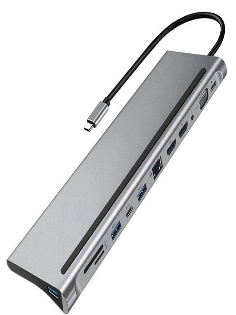 Mattzon USB-C hub family — workstation connectivity (similar model shown)