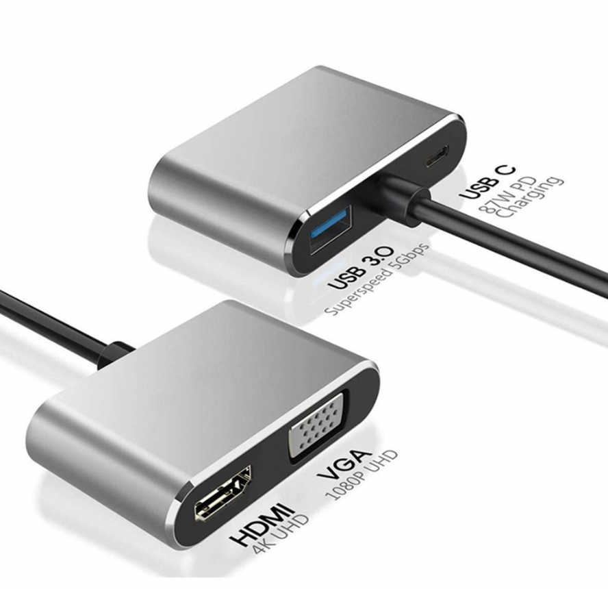 Mattzon MZ510 5-in-1 USB-C hub with Gigabit LAN