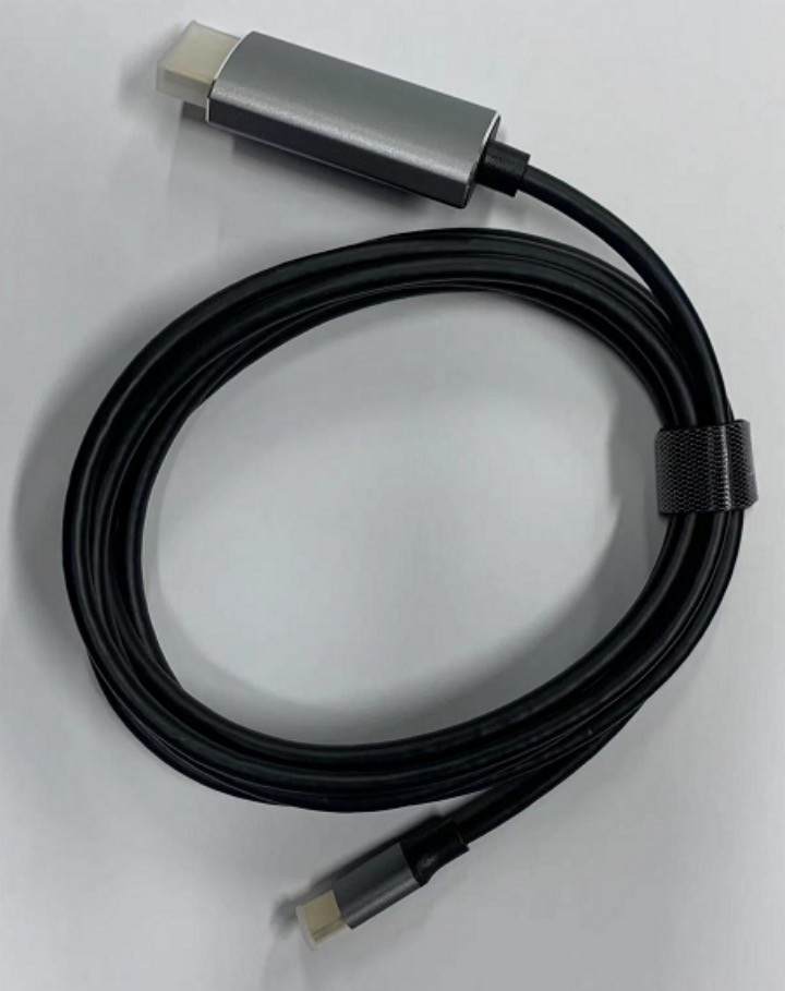 Mattzon MZCBH007M USB-C to HDMI 4K cable, 1.8m