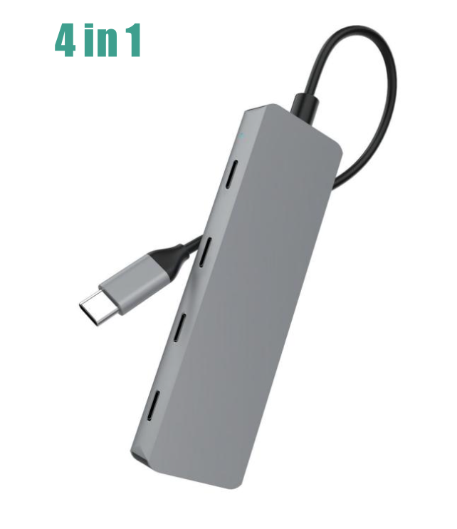 Mattzon MZ507 4-in-1 USB-C hub, 4x USB-C 10Gbps