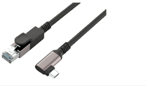 Mattzon RJ45 to USB-C gigabit cable, 90 degree side-bend