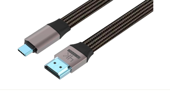 Mattzon USB-C to HDMI 4K flat cable, 18Gbps