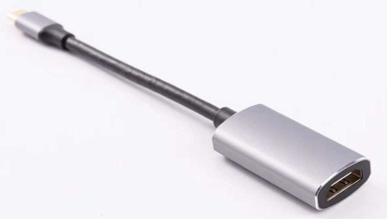 Mattzon MZCBH007MF USB-C to HDMI female adapter cable, 0.25m
