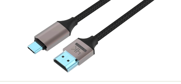 Mattzon USB-C to HDMI 4K round cable, 18Gbps