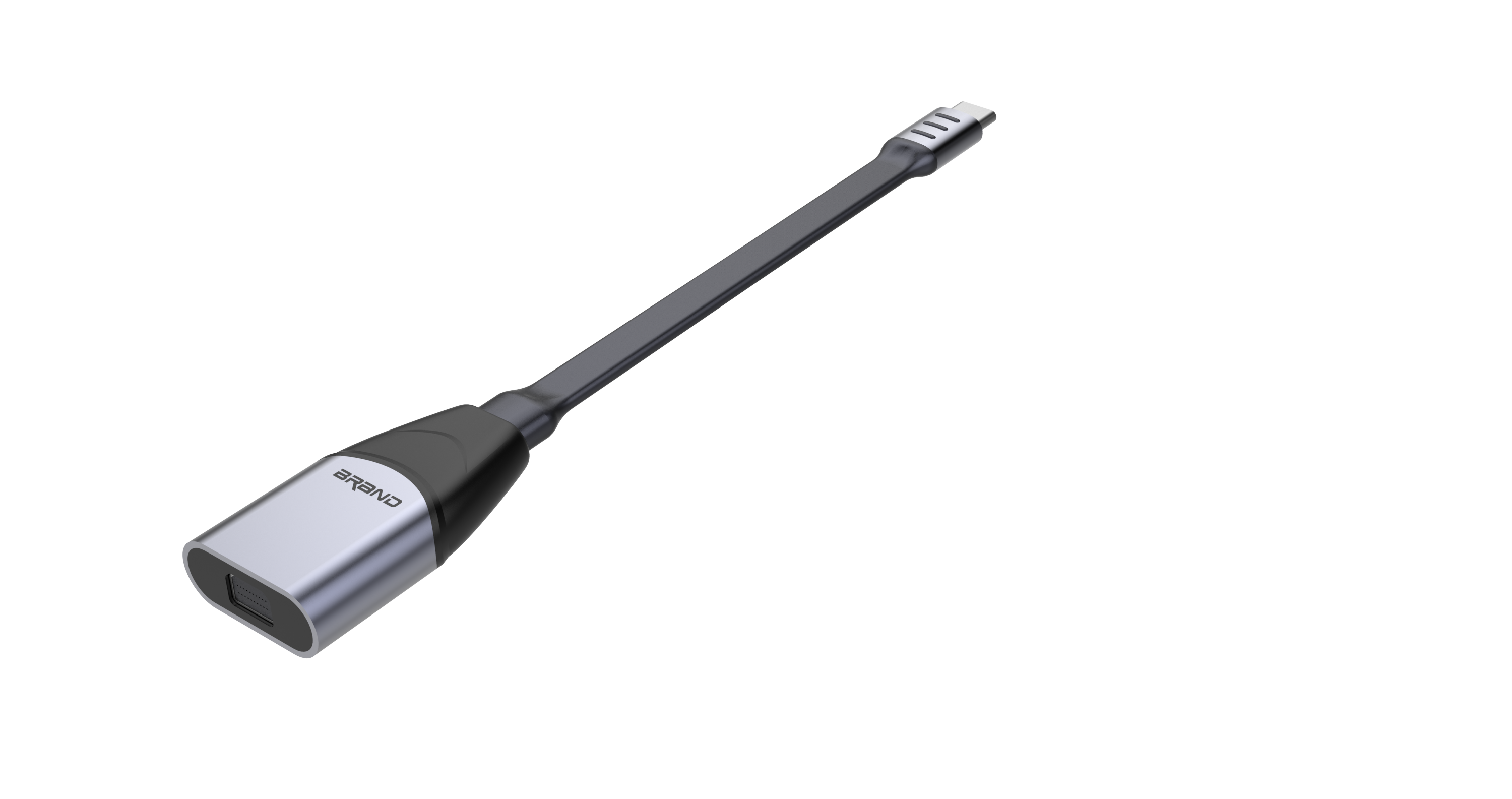 Mattzon MZCMDP10C USB-C to Mini DisplayPort adapter with flat cable