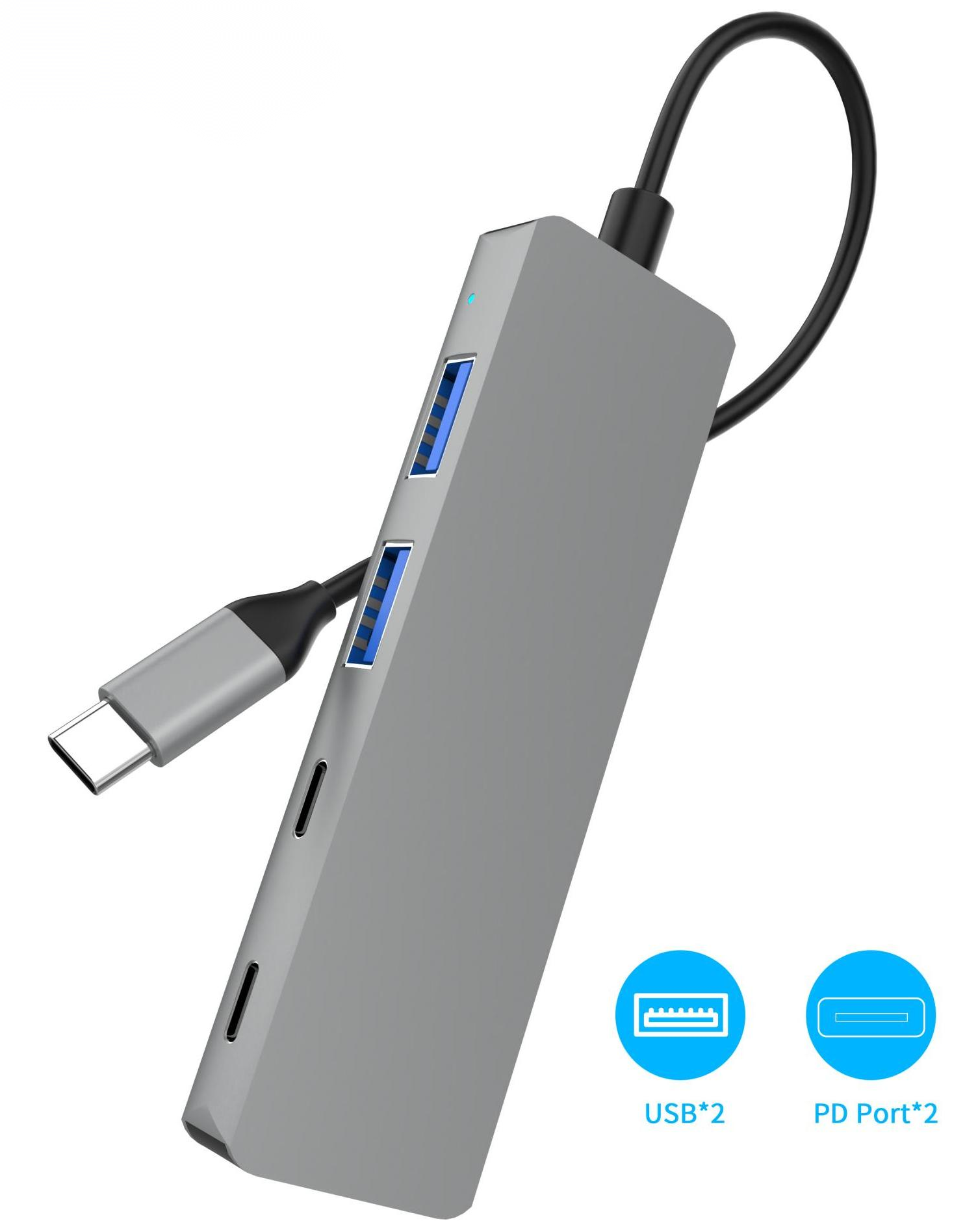 Mattzon MZTC9102 4-in-1 10Gbps USB-C hub