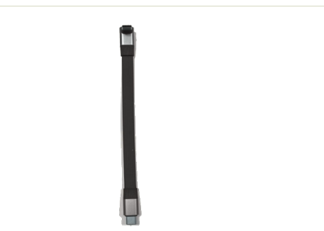 Mattzon USB-C 3D-bend 90 degree flat cable, ultra-slim