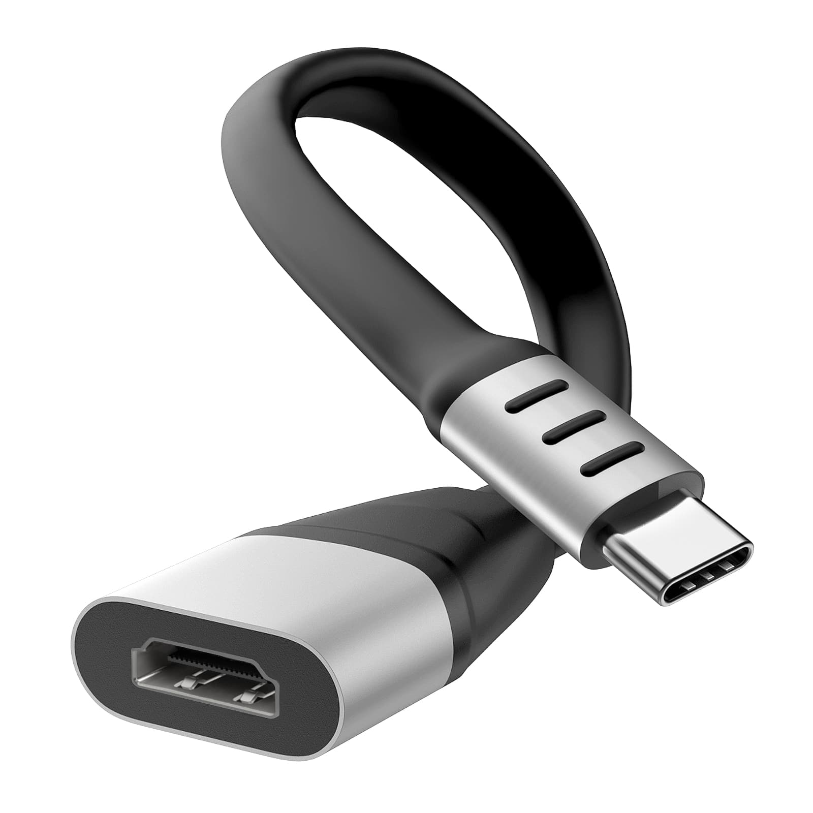 Mattzon MZCHD01C USB-C to HDMI 4K@60Hz adapter with flat cable