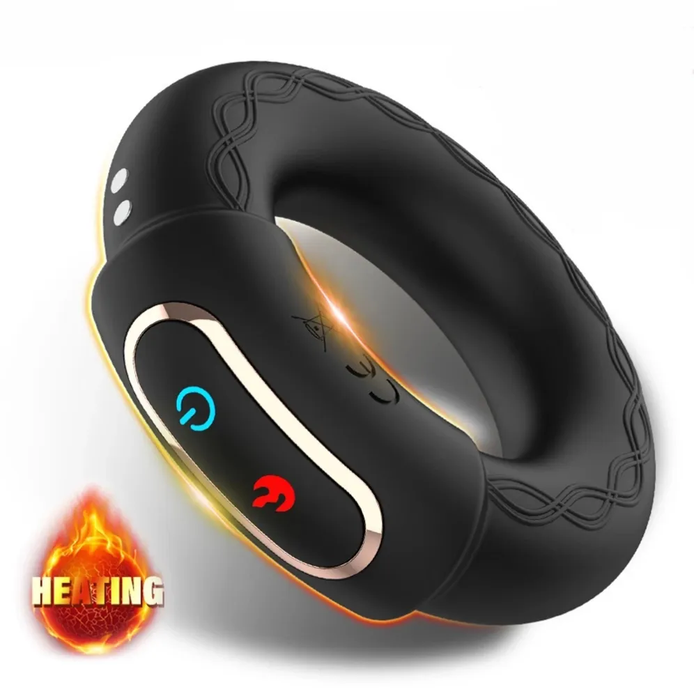 Heating Vibration Ring for Men