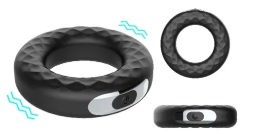 Lock Ring Vibration Massage Masturbator