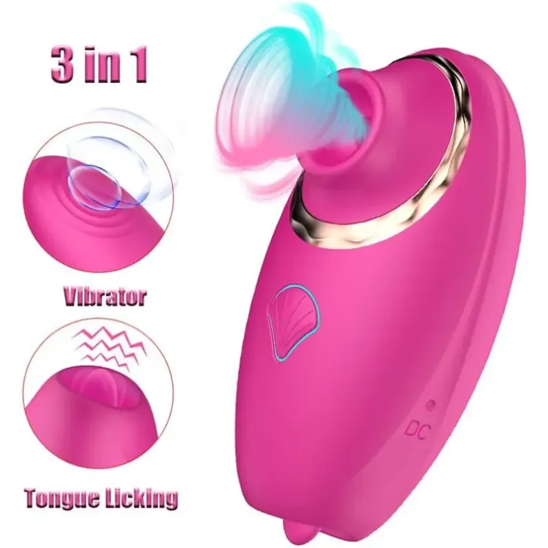 Nipple Tongue Licking Flapping Stimulator