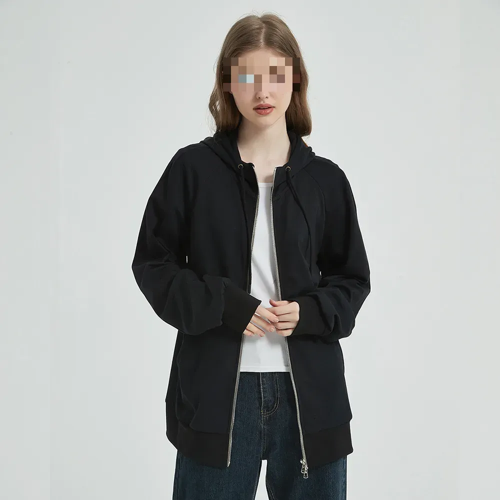 EMF Protection Zip Hoodie WY001A — Silver Fiber Anti Radiation Jacket main product photo